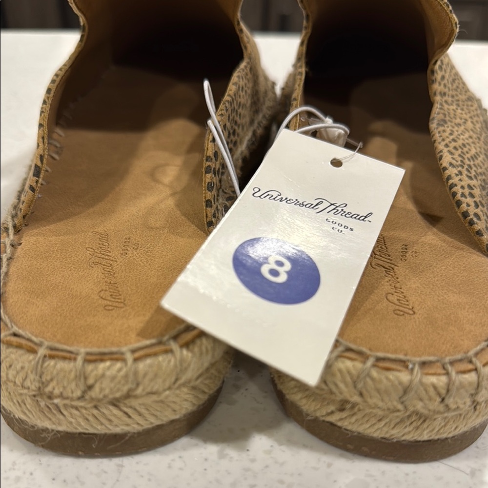 Universal Thread Leopard print espadrilles.  Size 8, new with tags, - Picture 9 of 10